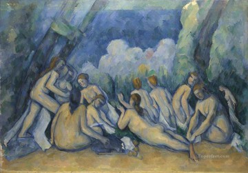 Paul Cezanne Painting - Large Bathers 1900 Paul Cezanne